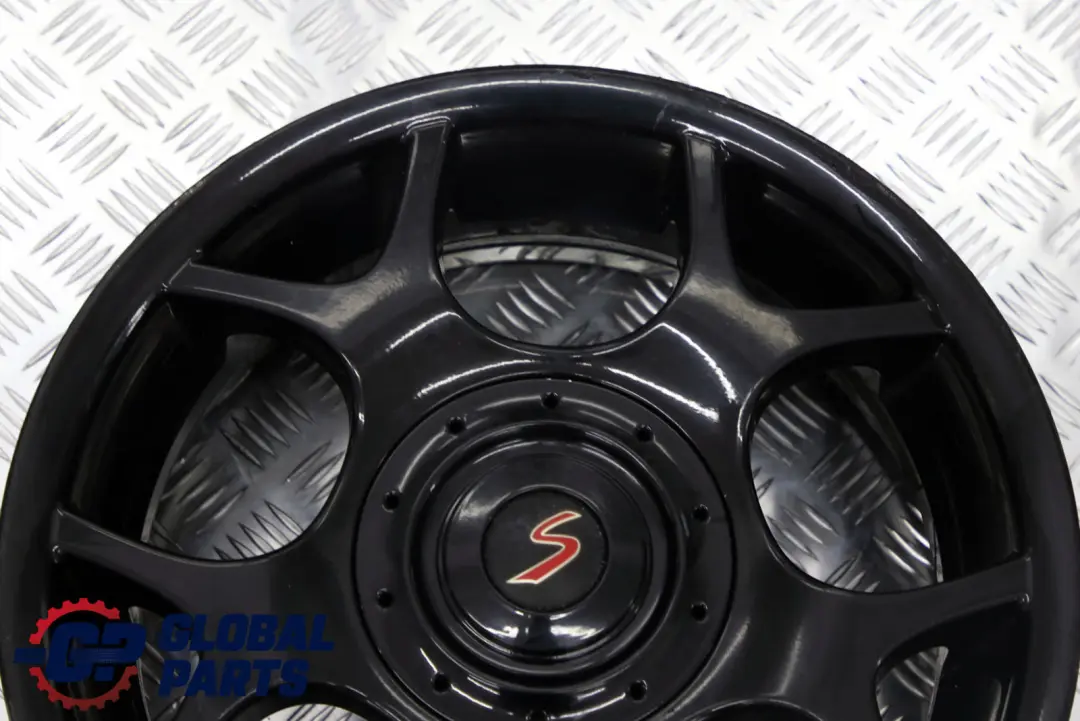 Mini Cooper One R50 R53 Schwarz Alu Felge Alufelge 16 "6,5J ET: 48 X-Lite 84 - SKU 1512350-4 - Teilenummer 1512350