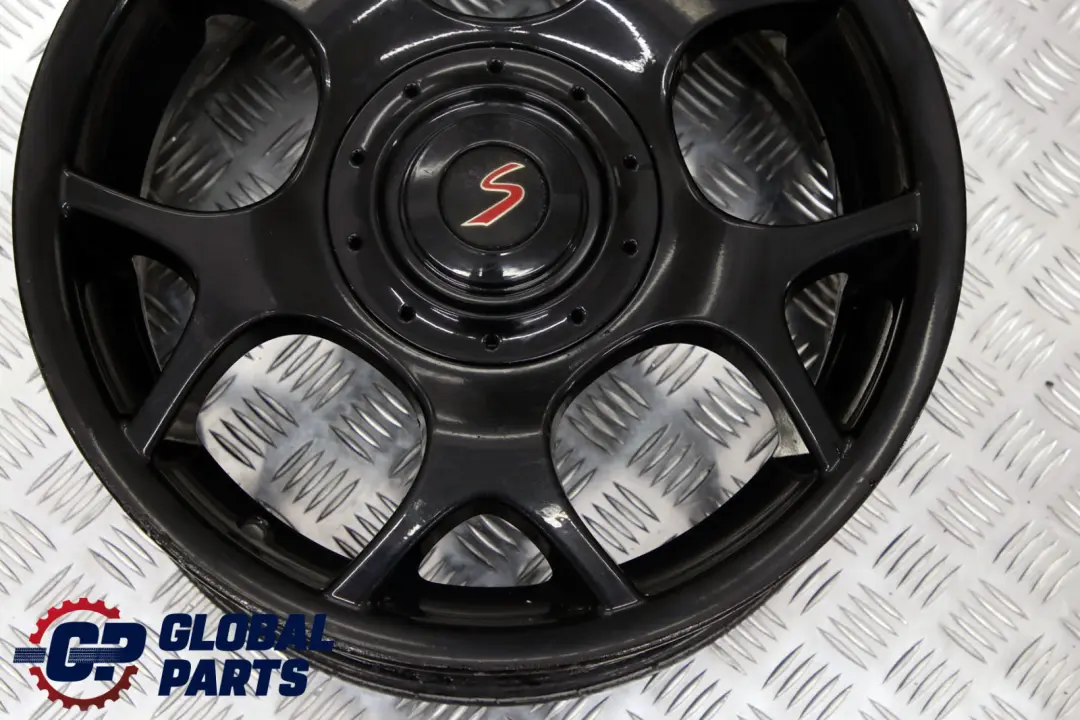 Schwarz Alu Felge Alufelge 16 "6,5J ET: 48 X-Lite 84 für Mini Cooper One R50 R53 mit Teilenummer 1512350 Mini Cooper One R50 R53 Schwarz Alu Felge Alufelge 16 "6,5J ET: 48 X-Lite 84 - SKU 1512350-4 - Teilenummer 1512350