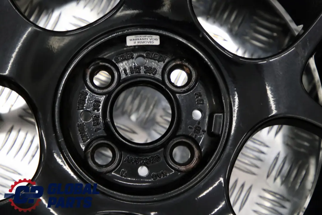 Mini Cooper One R50 R53 Schwarz Alu Felge Alufelge 16 "6,5J ET: 48 X-Lite 84 - SKU 1512350-4 - Teilenummer 1512350