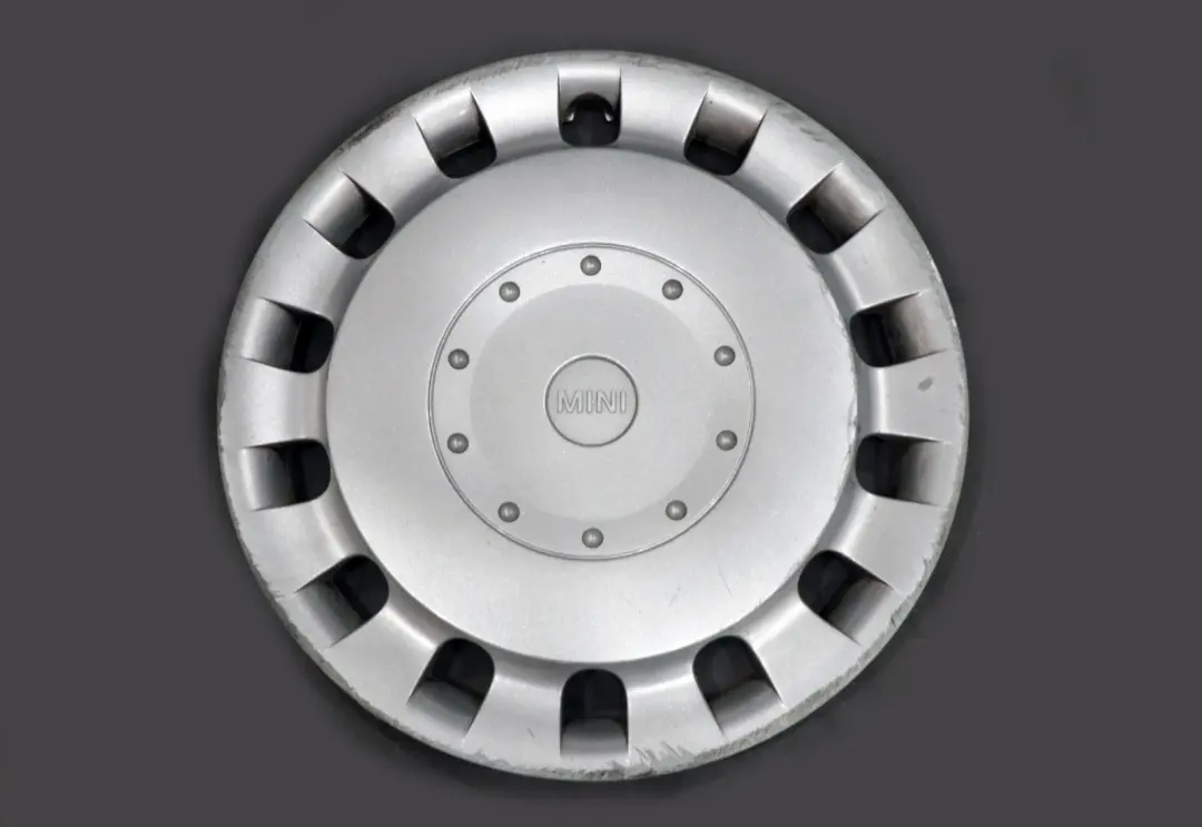 BMW Mini Cooper One 3 R50 R52 R55 R56 15" Steel Wheel Silver Trim Cover - SKU 1512571-3 - Part number 1512571