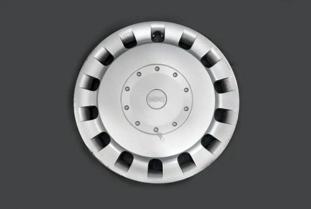 BMW Mini Cooper One 4 R50 R52 R55 R56 15" Steel Wheel Silver Trim Cover - SKU 1512571-4 - Part number 1512571