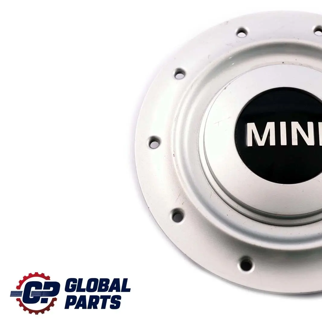 Tapa Cubo Rueda Plata para Mini Cooper R50 R52 R53 con número de pieza 1512572 Mini Cooper R50 R52 R53 Tapa Cubo Rueda Plata - SKU 1512572 - Número de pieza 1512572