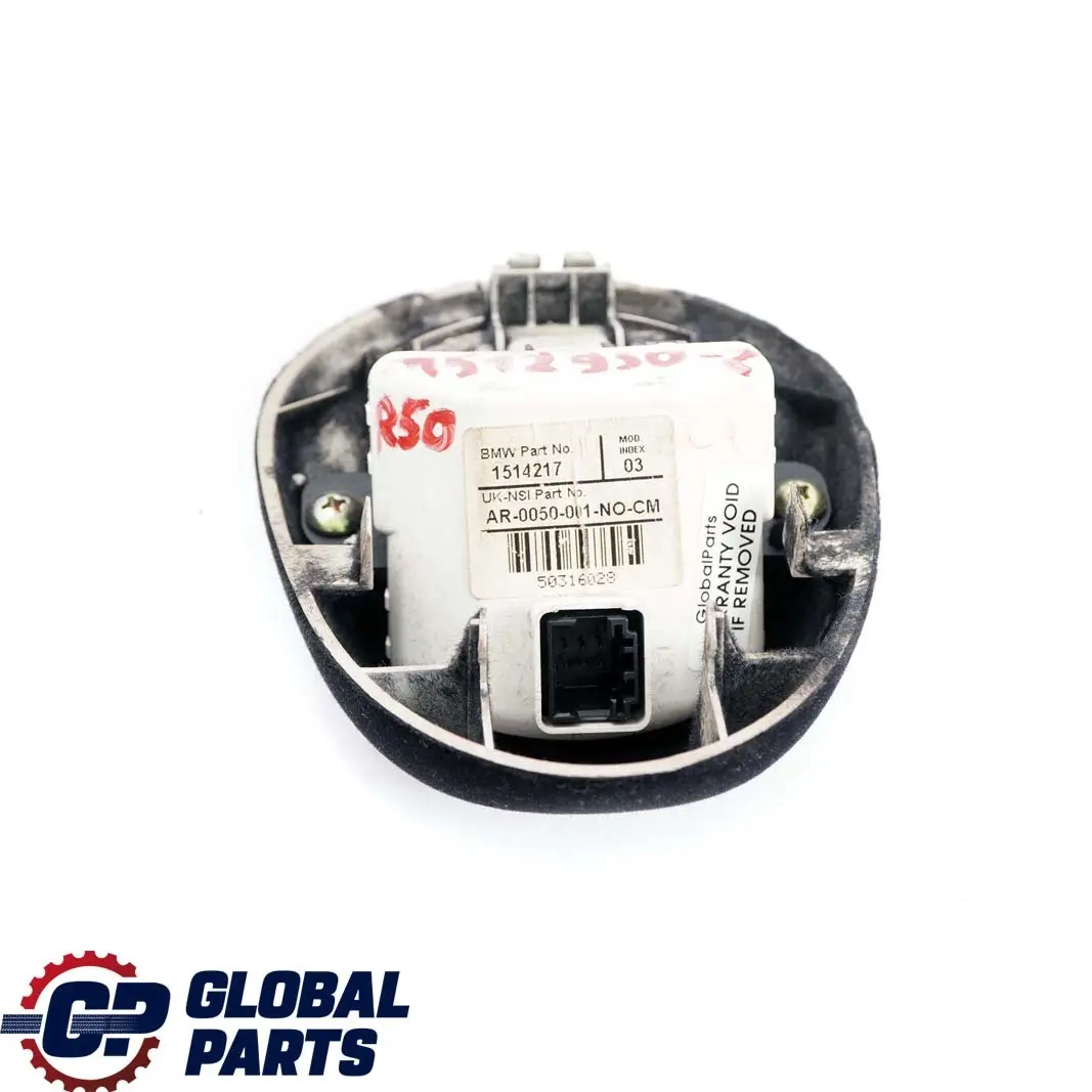 Front Display Housing Digital Clock Trim Cover Black 1514217 to Mini R50 R53 with Part number 1512950 Mini R50 R53 Front Display Housing Digital Clock Trim Cover Black 1514217 - SKU 1512950-2 - Part number 1512950