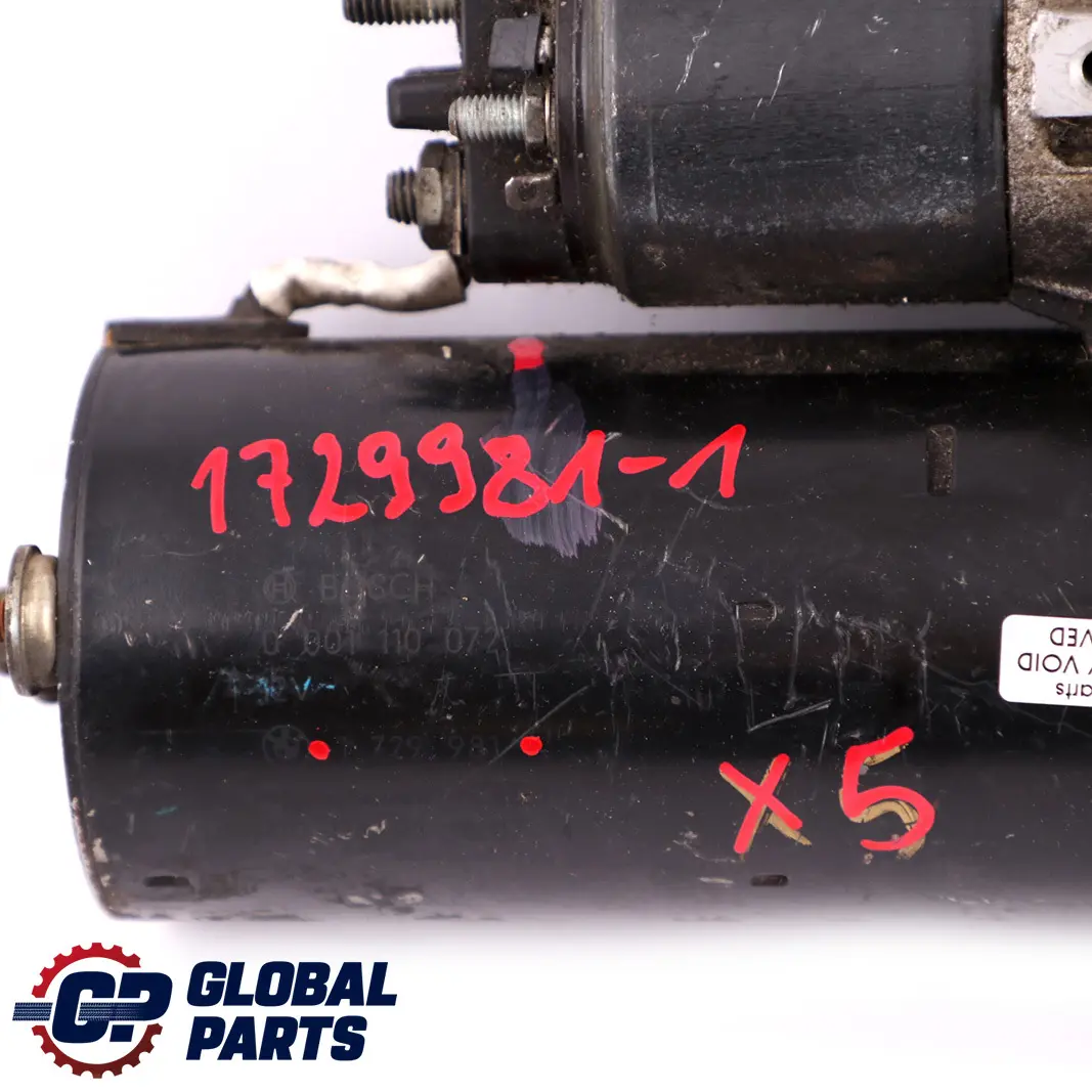 BMW 5 7 X5 E34 E38 E39 E53 Petrol Engine Starter Motor - SKU 1729981-1 - Part number 1729981