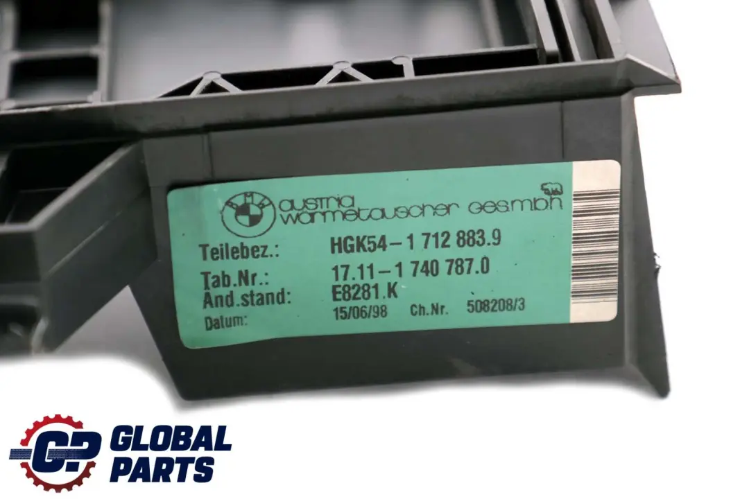 Reihe E39 Klimakondensator Kühler Halter Träger 17111740787 1740787 für BMW 5 mit Teilenummer 1740796 BMW 5 Reihe E39 Klimakondensator Kühler Halter Träger 17111740787 1740787 - SKU 1740796 - Teilenummer 1740796