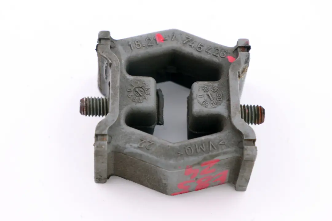 Exhaust Mounting Rubber Bracket to BMW Z4 E38 E39 E46 E85 E89 with Part number 1745426 BMW Z4 E38 E39 E46 E85 E89 Exhaust Mounting Rubber Bracket - SKU 1745426 - Part number 1745426