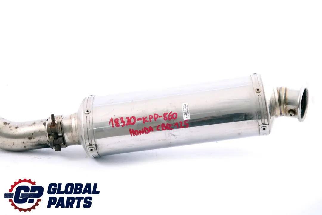 CBR 125R 2004-2010 Black Widow Exhaust Silencer Muffler Pipe to Honda with Part number 18320-KPP-860 Honda CBR 125R 2004-2010 Black Widow Exhaust Silencer Muffler Pipe - SKU 18320-KPP-860 - Part number 18320-KPP-860