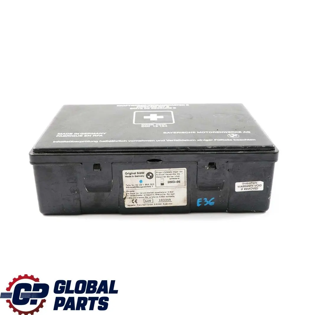 Erste Hilfe Set Tasche für BMW 5 8 er E34 E31 mit Teilenummer 1859303 BMW 5 8 er E34 E31 Erste Hilfe Set Tasche - SKU 1859303 - Teilenummer 1859303