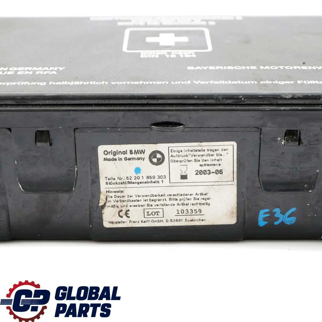 Aid Emergency Medical Kit Pouch Set to BMW 5 8 Series E34 E31 First with Part number 1859303 BMW 5 8 Series E34 E31 First Aid Emergency Medical Kit Pouch Set - SKU 1859303 - Part number 1859303