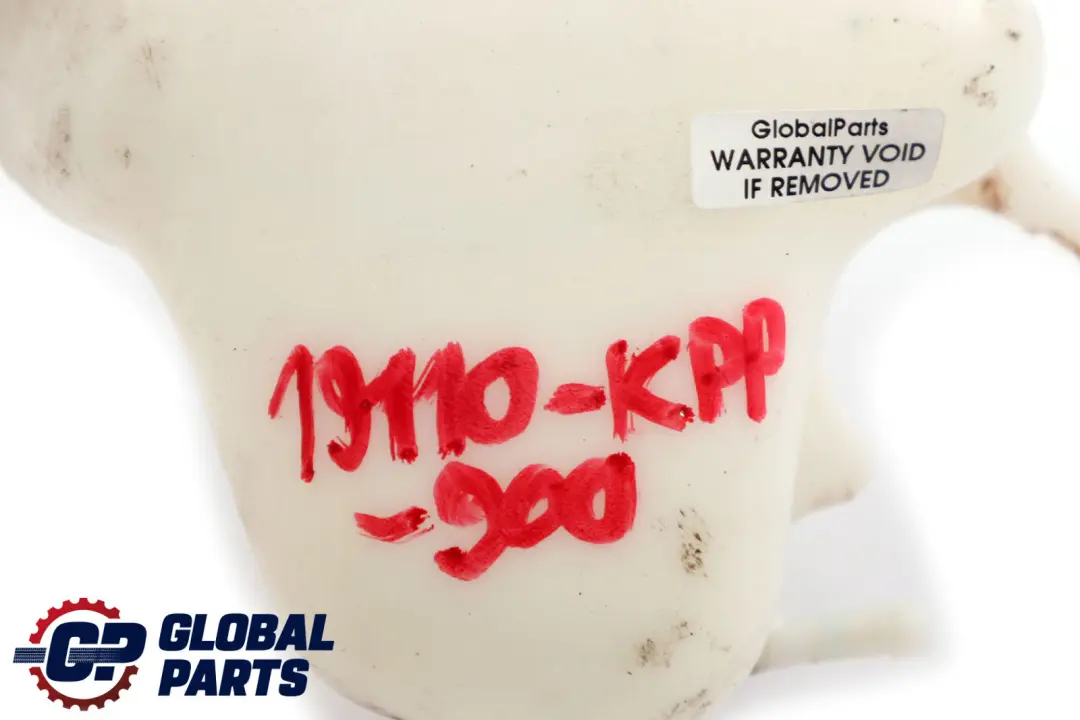 CBR 125R Radiator Reserve Fluid Tank to Honda with Part number 19110-KPP-900 Honda CBR 125R Radiator Reserve Fluid Tank - SKU 19110-KPP-900 - Part number 19110-KPP-900