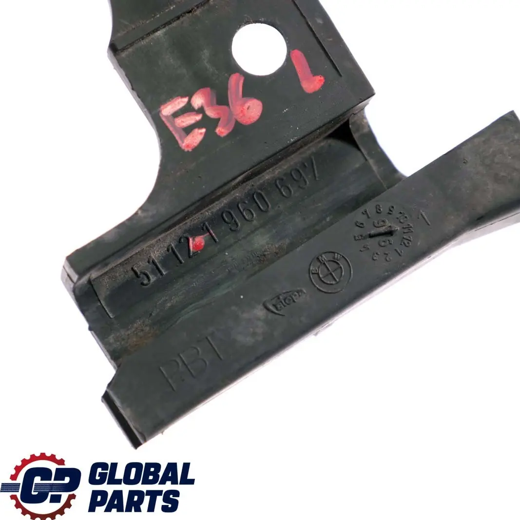 BMW E36 parachoques trasero izquierdo N / soporte De soporte De montaje - SKU 1960697 - Número de pieza 1960697