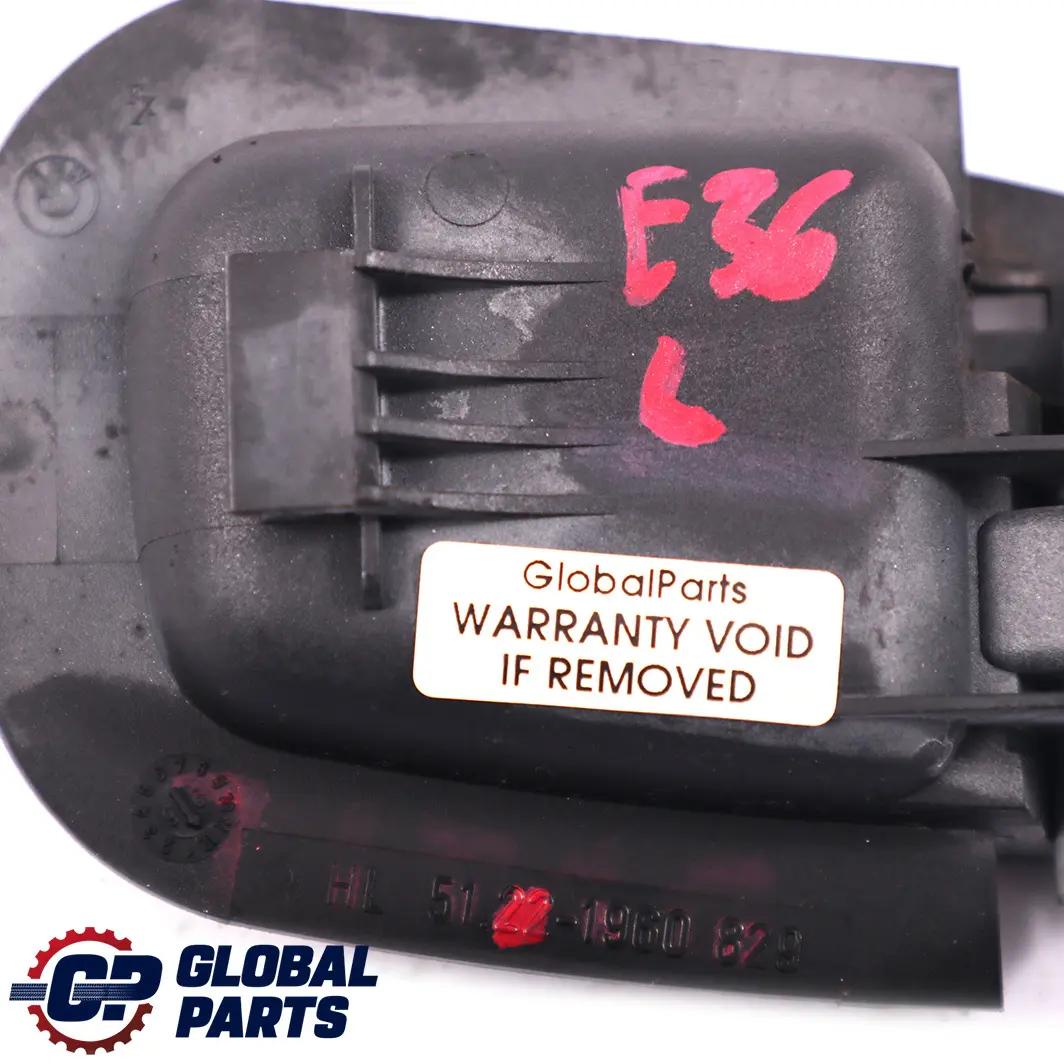 Poignee de Porte Interieur Gauche Porte Arriere Noir pour BMW 3 E36 à propos du numéro de pièce 1960829 BMW 3 E36 Poignee de Porte Interieur Gauche Porte Arriere Noir - SKU 1960829 - Numéro de pièce 1960829