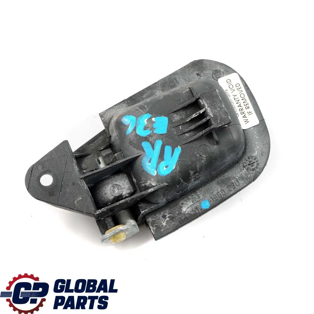 Tirador Puerta Interior Trasera Derecha para BMW E36 Berlina Touring con número de pieza 1960830 BMW E36 Berlina Touring Tirador Puerta Interior Trasera Derecha - SKU 1960830 - Número de pieza 1960830