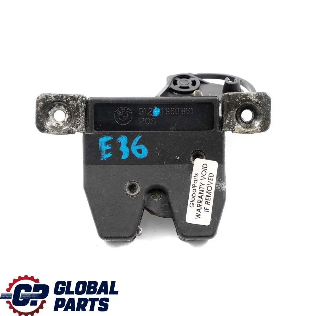 BMW 3 Series E36 Boot Trunk Lid Tailgate Lock Latch Mechanism - SKU 1960861 - Part number 8361140