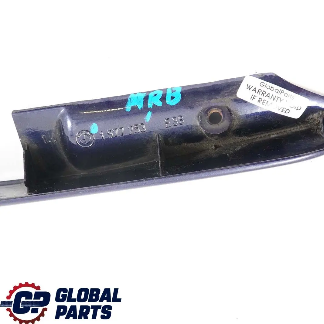 Tapa Trasera Maletero Empuñadura Bota Montrealblau Montreal Azul 297 para BMW E36 con número de pieza 1977253 BMW E36 Tapa Trasera Maletero Empuñadura Bota Montrealblau Montreal Azul 297 - SKU 1977253-MRB - Número de pieza 1977253