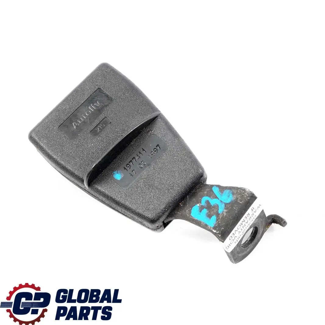 Left Lower Belt Buckle N/S to BMW 3 Series E36 Saloon Rear Seat with Part number 1977411 BMW 3 Series E36 Saloon Rear Seat Left Lower Belt Buckle N/S - SKU 1977411 - Part number 1977411