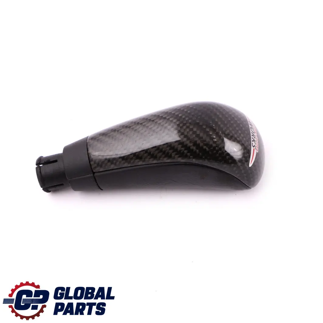 Selector Lever Grip Gear Shift Knob Carbon to MINI Cooper R55 R56 JCW with Part number 2147229 MINI Cooper R55 R56 JCW Selector Lever Grip Gear Shift Knob Carbon - SKU 2147229 - Part number 2147229