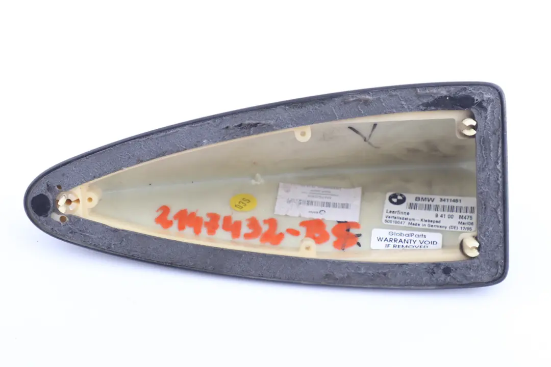 BMW X3 Series E83 Roof Aerial Casing Shark Fin Antenna Black Sapphire 3411475 - SKU 2147432-BS - Part number 2147432