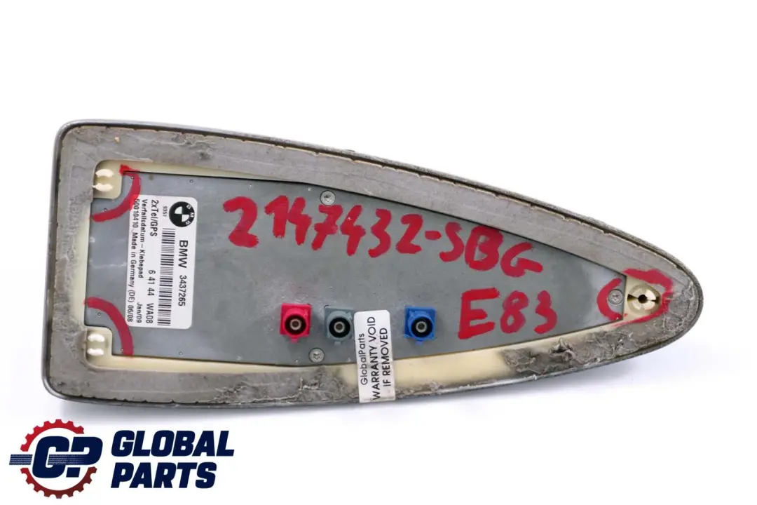 BMW X3 Series E83 Roof Aerial Casing Shark Fin Antenna Silbergrau Grey 3417643 - SKU 2147432-SBG - Part number 2147432