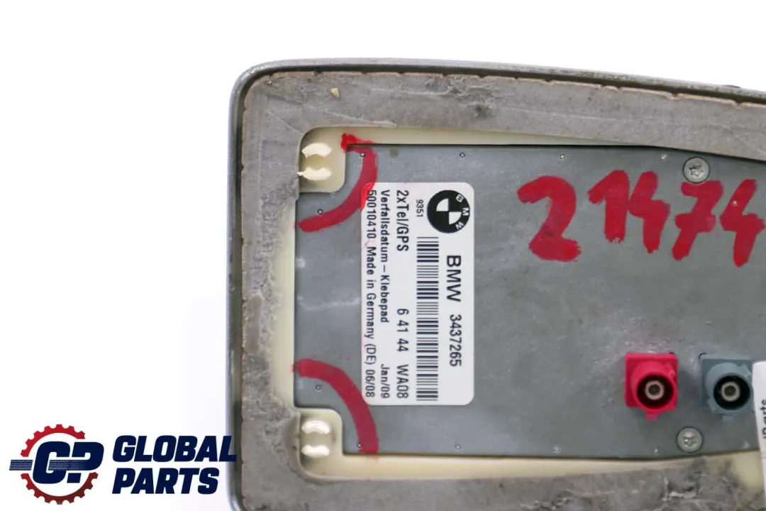 BMW X3 E83 Obudowa Anteny Dachowej Rekin Silbergrau Grey 3417643 - SKU 2147432-SBG - Numer Części 2147432