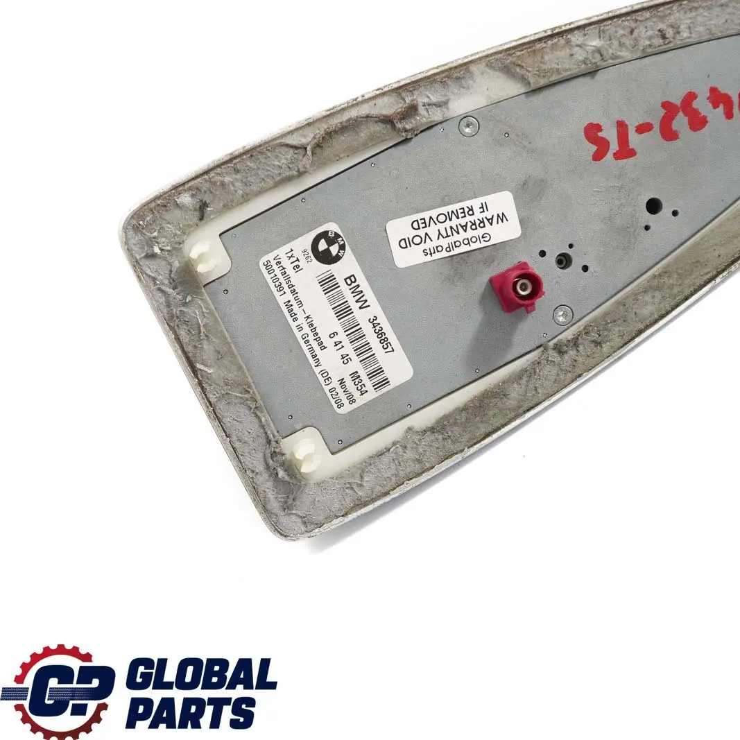 Techo Carcasa Antena Aleta de Tiburón Titansilber Titanium Silver 354 para BMW X3 E83 con número de pieza 2147432 BMW X3 E83 Techo Carcasa Antena Aleta de Tiburón Titansilber Titanium Silver 354 - SKU 2147432-TS - Número de pieza 2147432