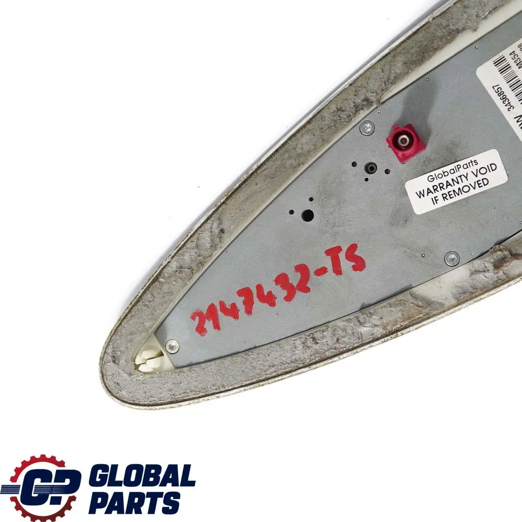BMW X3 E83 Roof Aerial Casing Shark Fin Antenna Titansilber Titanium Silver 354 - SKU 2147432-TS - Part number 2147432