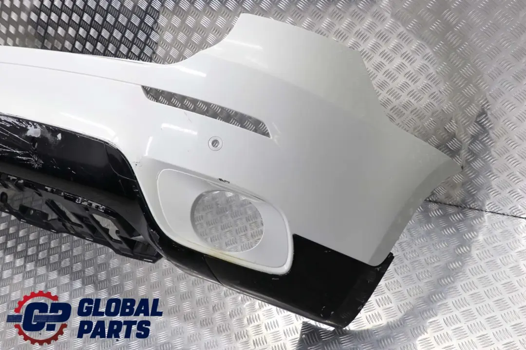 BMW E71 X6 Zderzak pdc tył tylny Alpinweiss - SKU 2147603-AW - Numer Części 2147603