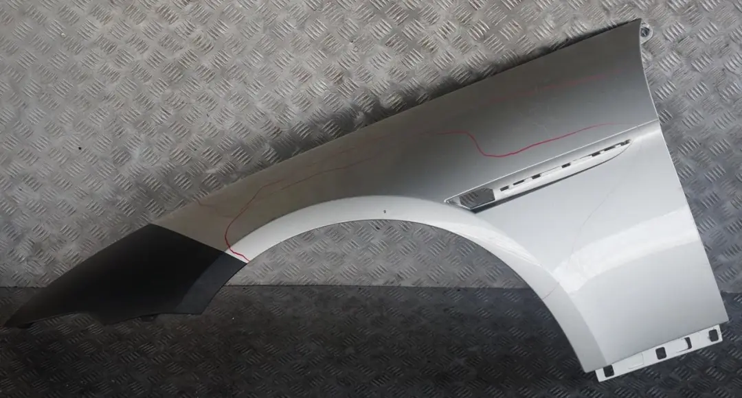 BMW 6 E63 E64 Front Left Wing Fender Side Panel N/S Mineralsilber Silver A14 - SKU 2155901-MS - Part number 2155901