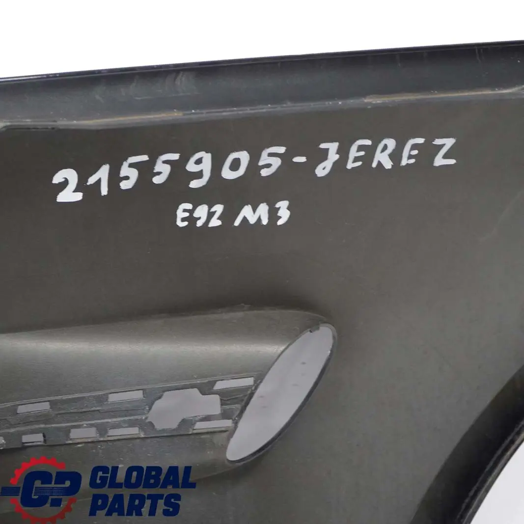 BMW 3 E92 E93 M3 Seitenwand Vorne Links Kotflügel Jerezschwarz Black - A73 - SKU 2155905-JEREZ - Teilenummer 2155905