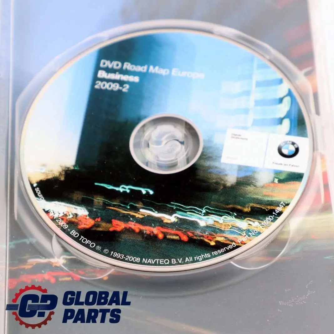 BMW DVD Road Map Europe Business 2009-2 6590 - SKU 2155921 - Part number 2155921