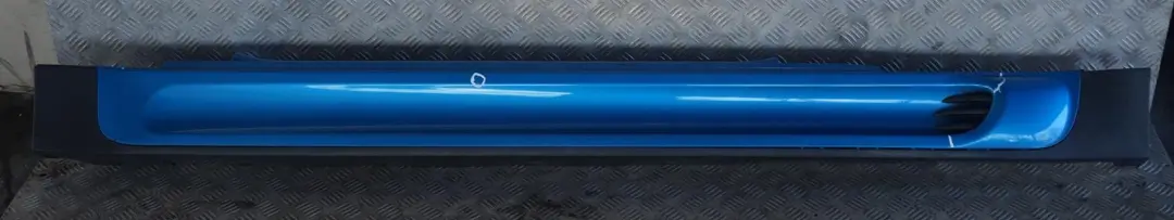 BMW MINI Cooper R56 JCW Schweller links Schwellerleiste Blende Blau Laser Blue - SKU 2156419-LAB - Teilenummer 2156419