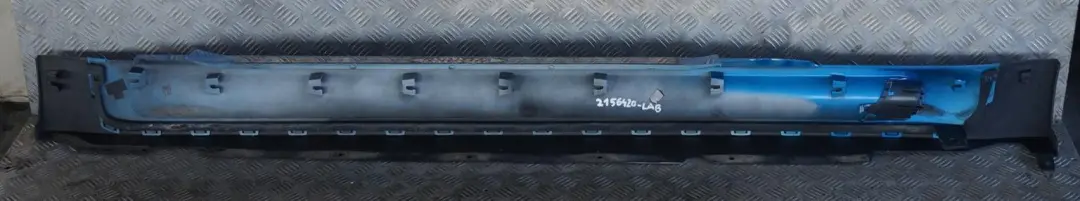 Right Door O/S Sill Skirt Side Cover Trim Laser Blue to BMW MINI Cooper R56 JCW with Part number 2156420 BMW MINI Cooper R56 JCW Right Door O/S Sill Skirt Side Cover Trim Laser Blue - SKU 2156420-LAB - Part number 2156420