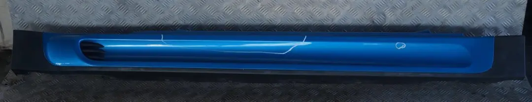 Right Door O/S Sill Skirt Side Cover Trim Laser Blue to BMW MINI Cooper R56 JCW with Part number 2156420 BMW MINI Cooper R56 JCW Right Door O/S Sill Skirt Side Cover Trim Laser Blue - SKU 2156420-LAB - Part number 2156420