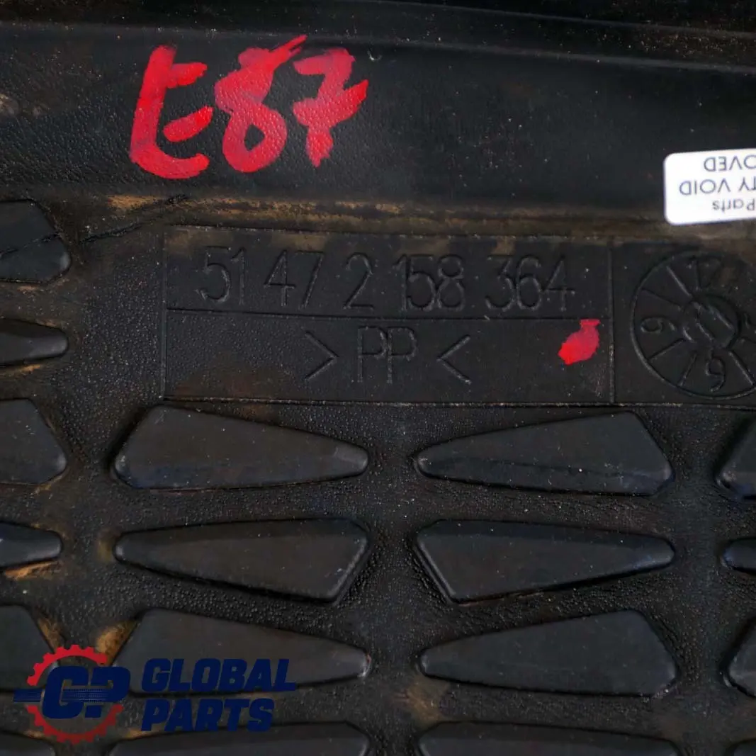 Fitted Boot Trunk Luggage Compartment Rubber Mat to BMW X1 Series E84 with Part number 2158364 BMW X1 Series E84 Fitted Boot Trunk Luggage Compartment Rubber Mat - SKU 2158364 - Part number 2158364