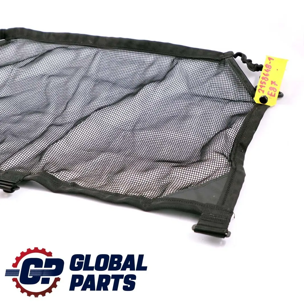 Luggage Storage Compartment Cargo Net Dog Guard Black to BMW 1 Series E87 E87N LCI with Part number 2158648 BMW 1 Series E87 E87N LCI Luggage Storage Compartment Cargo Net Dog Guard Black - SKU 2158648-1 - Part number 2158648