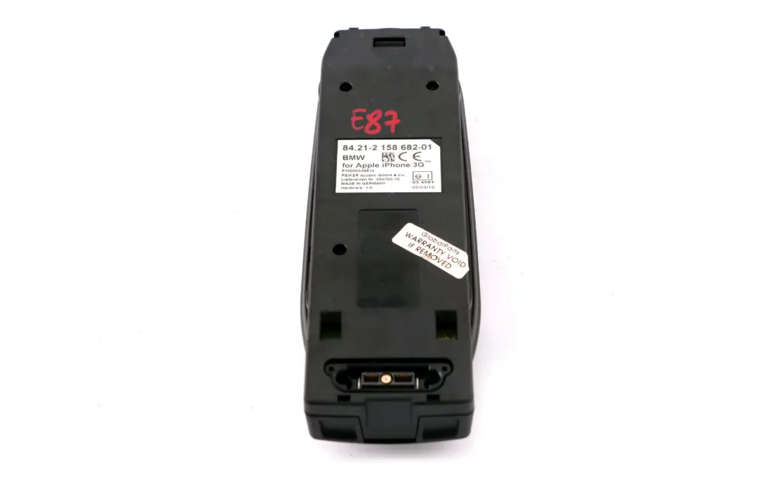 BMW E60 E81 E87 E90 F10 Snap-in Adaptador Basico Tel?fono Iphone 3G - SKU 2158682 - Número de pieza 2158682