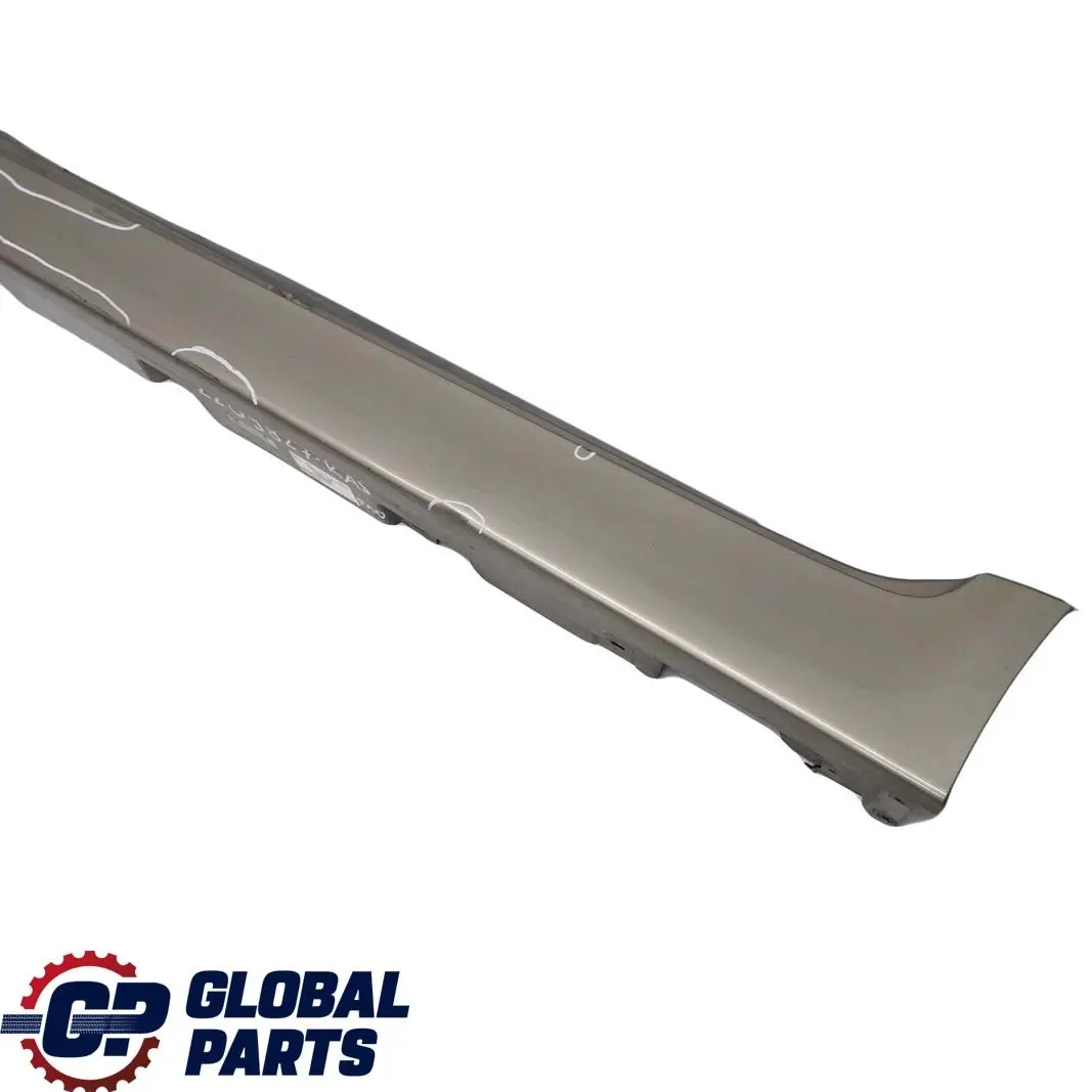 BMW F10 F11 Puerta Sill Cubierta Falda Panel Izquierdo N / Cachemira Plata - A72 - SKU 2209827-KAS - Número de pieza 2209827