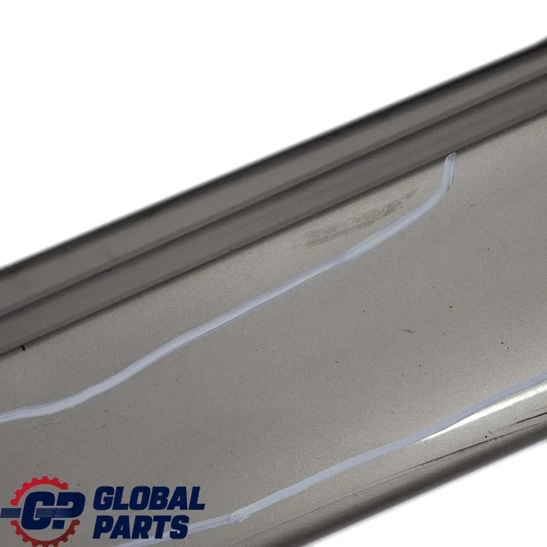 BMW F10 F11 Puerta Sill Cubierta Falda Panel Izquierdo N / Cachemira Plata - A72 - SKU 2209827-KAS - Número de pieza 2209827