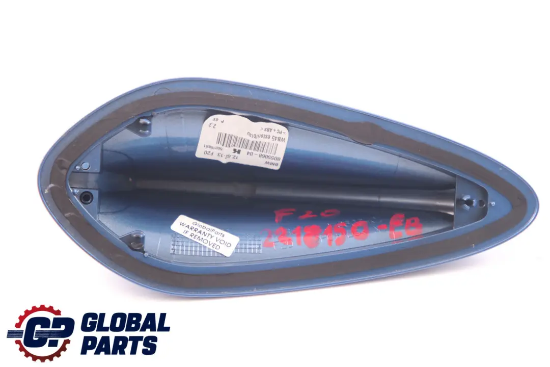 Leergehäuse Dachantenne Estoril Blau Metallic - B45 für BMW 1 3 er F20 F21 F31 F34 mit Teilenummer 2218150 BMW 1 3 er F20 F21 F31 F34 Leergehäuse Dachantenne Estoril Blau Metallic - B45 - SKU 2218150-EB - Teilenummer 2218150