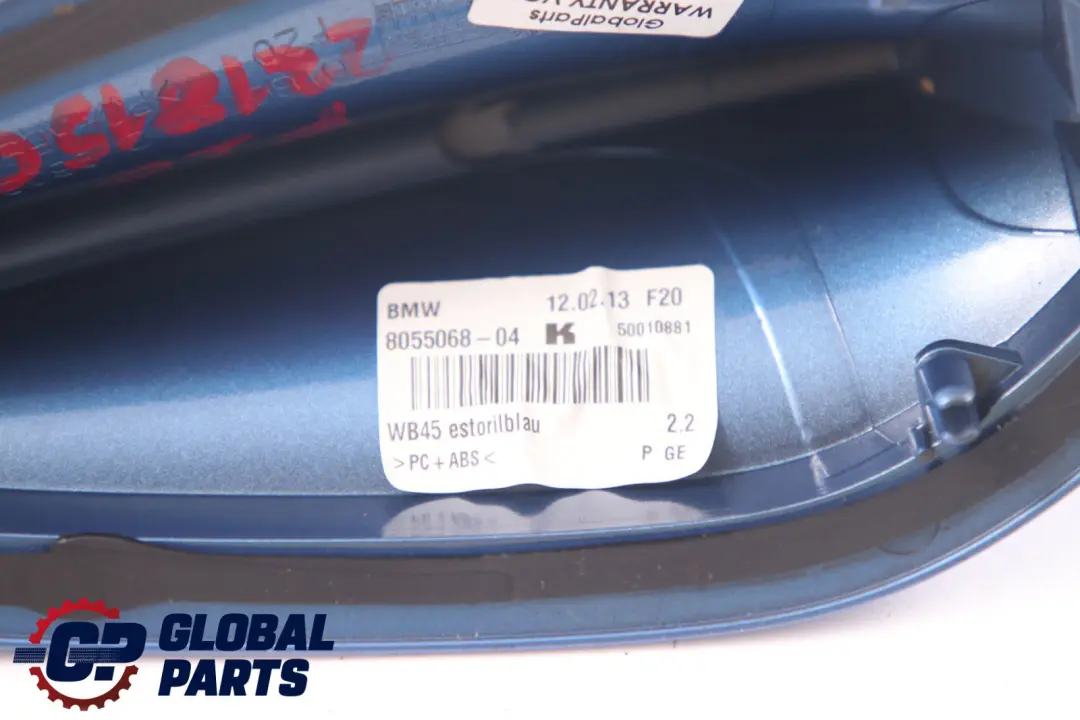 Obudowa Anteny Rekin Niebieska do BMW F20 F21 F31 F34 o numerze 2218150 BMW F20 F21 F31 F34 Obudowa Anteny Rekin Niebieska - SKU 2218150-EB - Numer Części 2218150