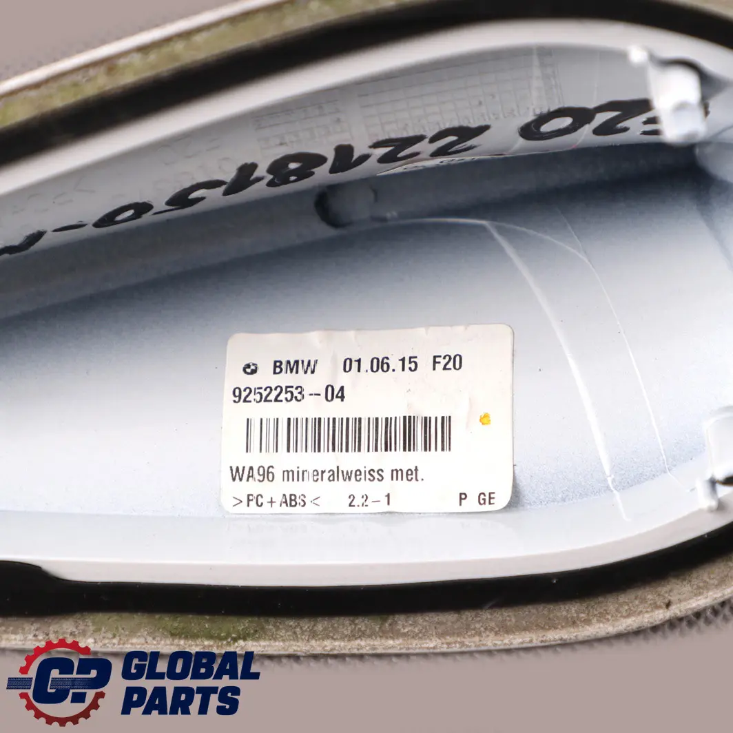 BMW F20 F21 F31 Alloggiamento vuoto Antenna sul Mineralweiss Bianco Minerale - SKU 2218150-MW - Numero di parte 2218150