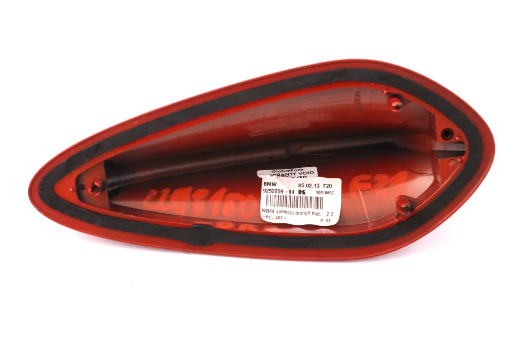 BMW F20 F21 F31 F34 Alloggiamento vuoto per antenna da tetto Valencia Arancione - SKU 2218150-ORG - Numero di parte 2218150