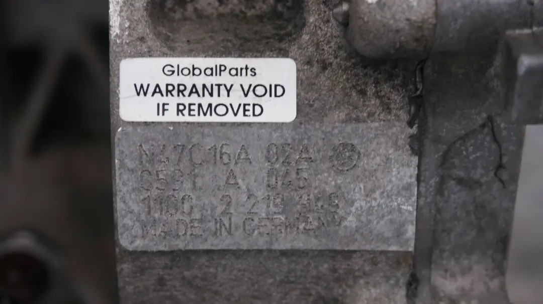 N47N Motore Completo N47C16A Nuova Catena GARANZIA per Mini R55 R56 LCI Cooper 1.6 con numero di parte 2219947 Mini R55 R56 LCI Cooper 1.6 N47N Motore Completo N47C16A Nuova Catena GARANZIA - SKU 2219947-3 - Numero di parte 2219947