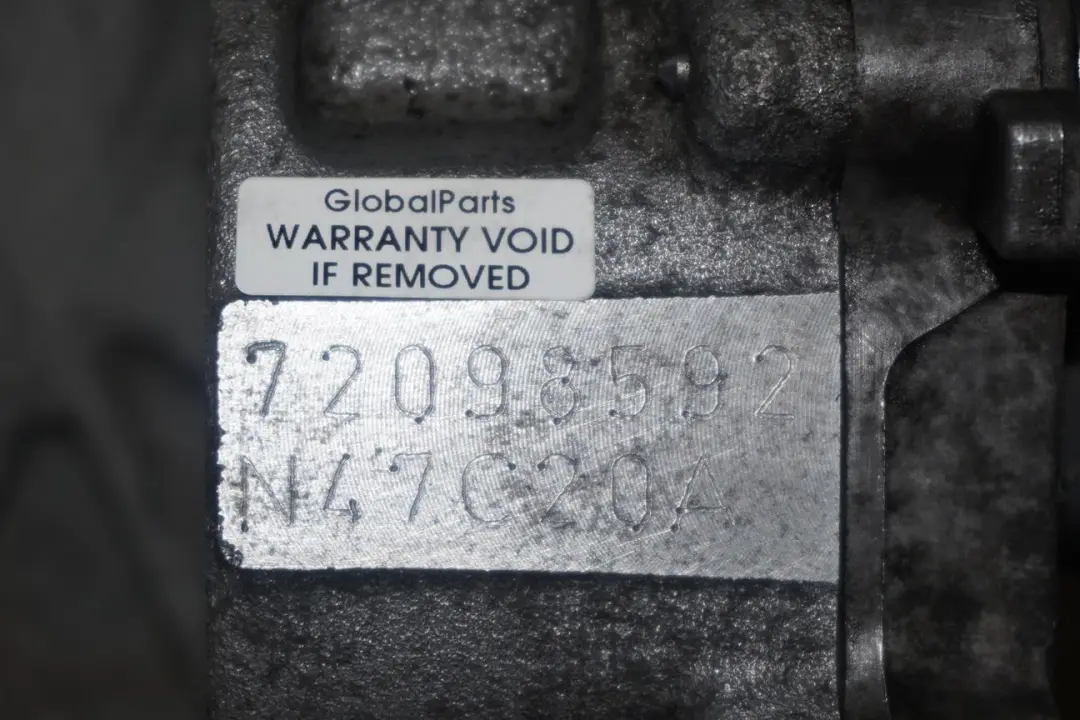 Mini R56 LCI R60 Cooper D SD 2.0 N47N Bare Engine N47C20A w 99k miles WARRANTY - SKU 2219950 - Part number 2219950