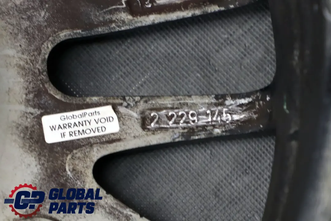 Front Wheel Alloy Rim V spoke 72 18" ET:47 8J to BMW 3 Series E46 Black with Part number 2229145 BMW 3 Series E46 Black Front Wheel Alloy Rim V spoke 72 18" ET:47 8J - SKU 2229145-3 - Part number 2229145