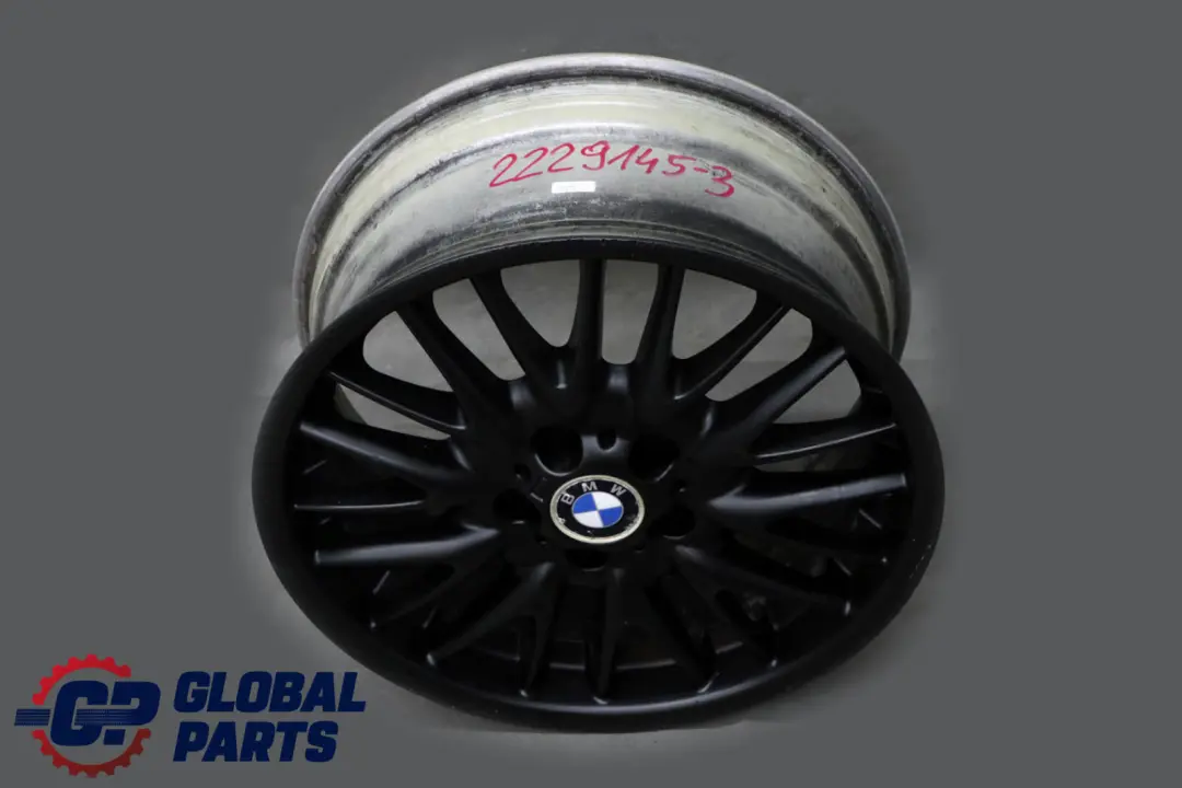 BMW 3 Series E46 Black Front Wheel Alloy Rim V spoke 72 18" ET:47 8J - SKU 2229145-3 - Part number 2229145