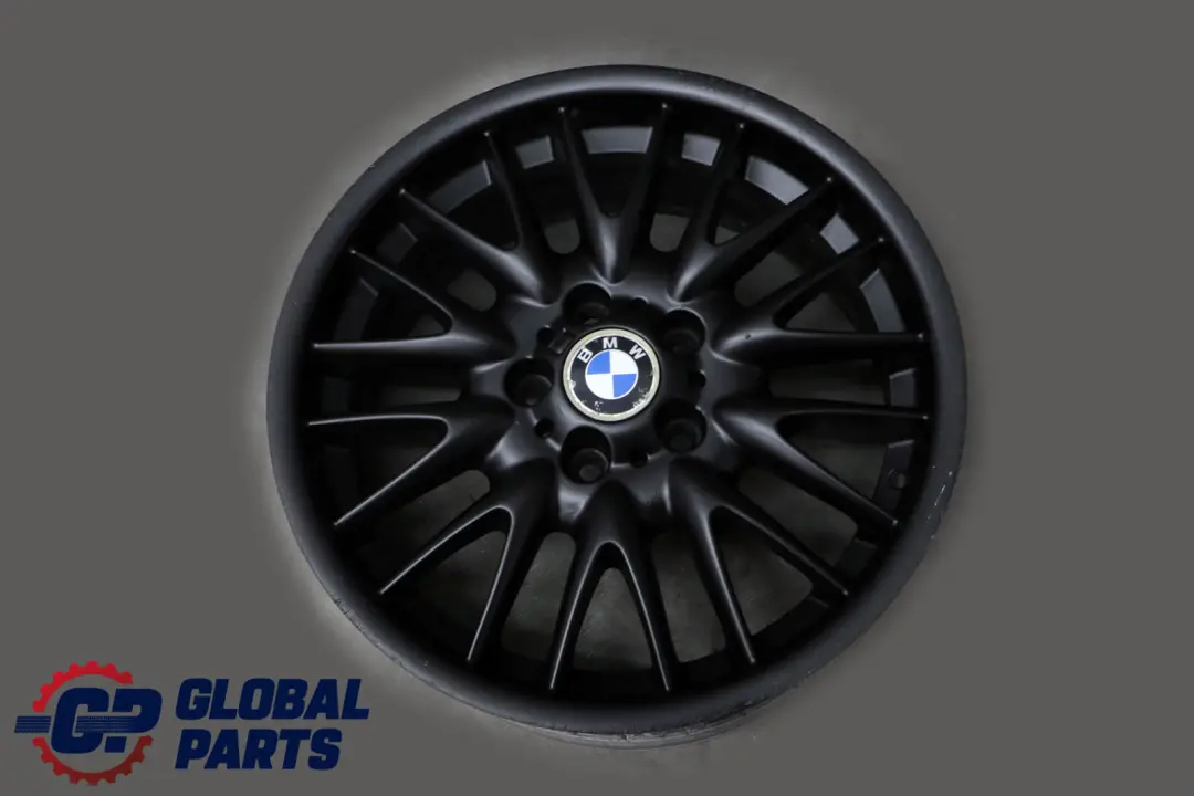 Front Wheel Alloy Rim V spoke 72 18" ET:47 8J to BMW 3 Series E46 Black with Part number 2229145 BMW 3 Series E46 Black Front Wheel Alloy Rim V spoke 72 18" ET:47 8J - SKU 2229145-3 - Part number 2229145