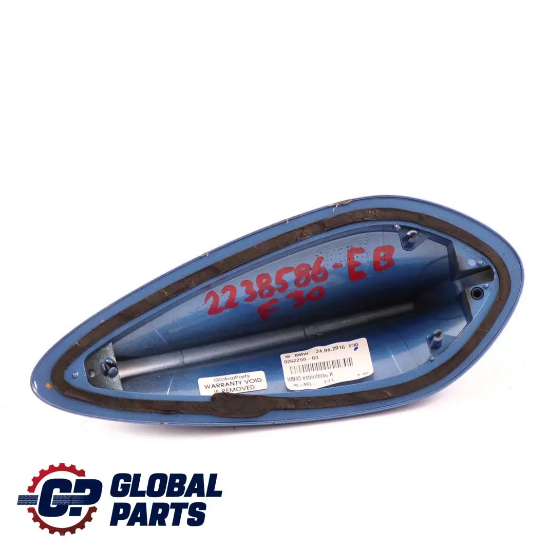 BMW F22 F30 F32 Tapa Antena Techo Aleta Tiburon Estorilblau Azul B45 - SKU 2238586-EB - Número de pieza 2238586