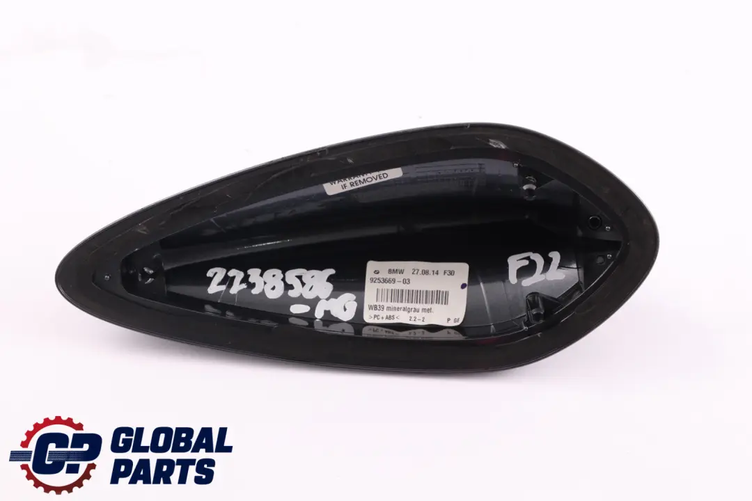 BMW 2 3 4 er F22 F30 F32 Leergehäuse Dachantenne Mineralgrau - SKU 2238586-MG - Teilenummer 9804800
