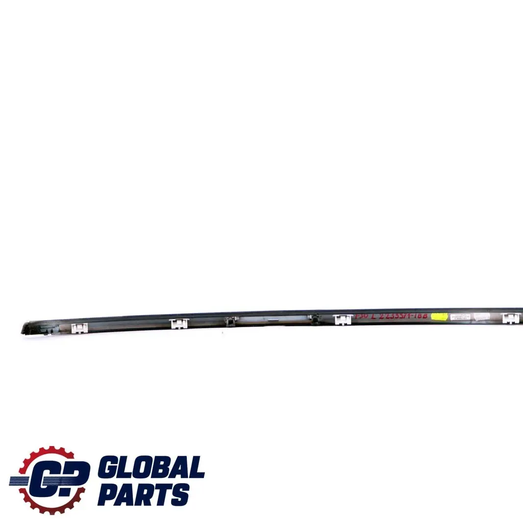 Techo Moldura Barandilla Canalón Trim Izquierda Imperial Azul Brillante para BMW F30 con número de pieza 2239971 BMW F30 Techo Moldura Barandilla Canalón Trim Izquierda Imperial Azul Brillante - SKU 2239971-IBB - Número de pieza 2239971